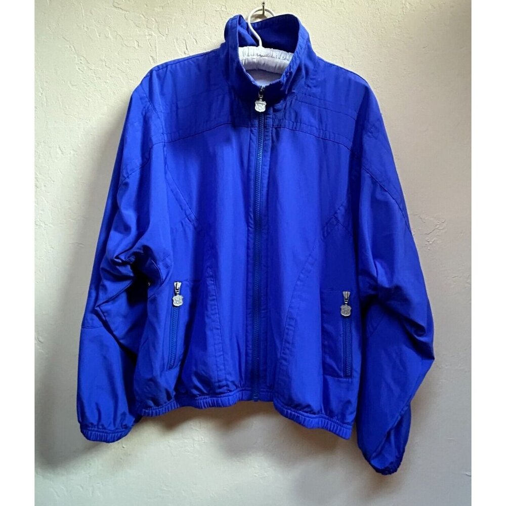 Vintage KAELIN Unisex XL Athletic Jacket Lightweight Zip-Up Coat Retro Sports